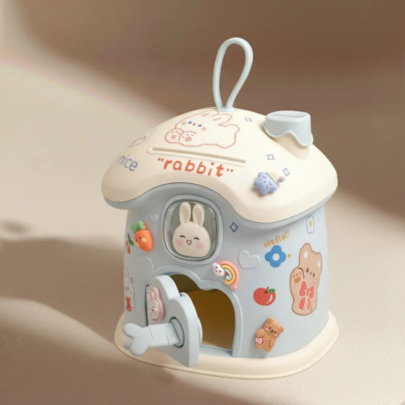 Rabbit House Piggy Bank