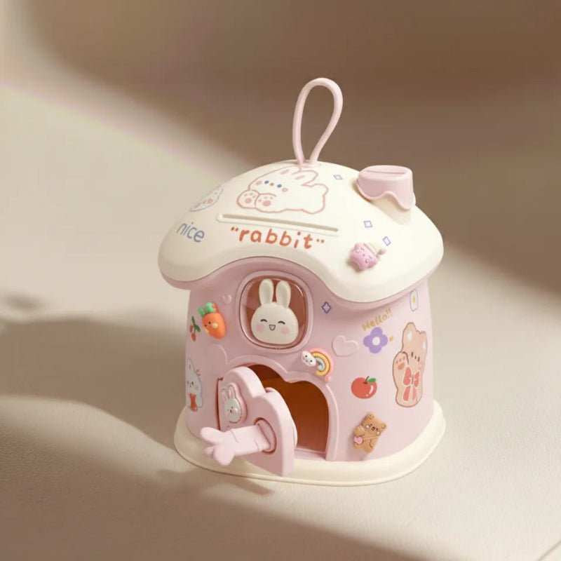 Rabbit House Piggy Bank