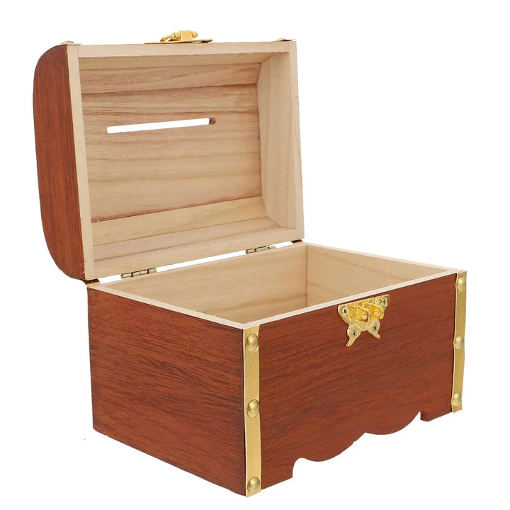 Large Treasure Coin Chest Piggy Bank Palace