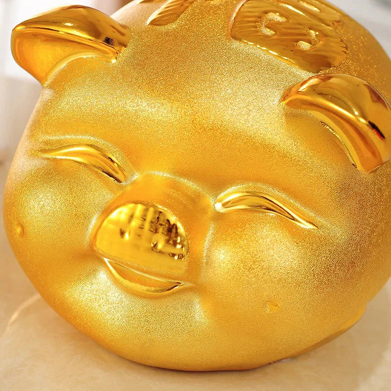 Gold Piggy Bank Gift Piggy Bank Palace