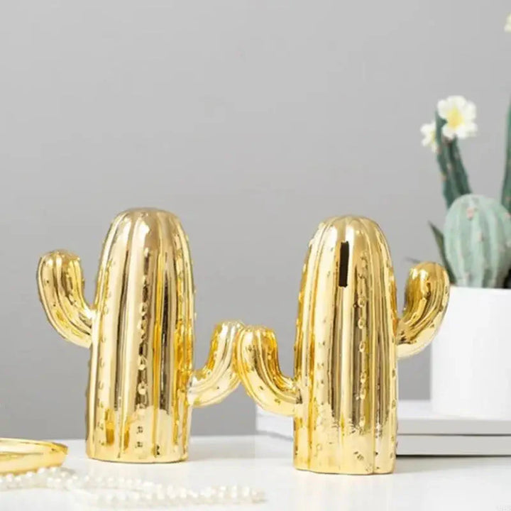 Nordic Cactus Coin Bank Piggy Bank Palace