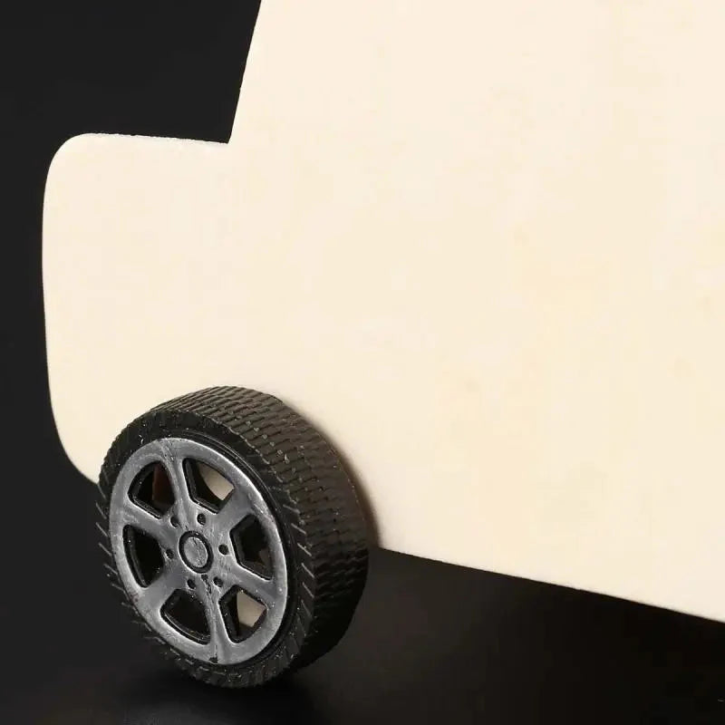 Wooden Car Shaped Piggy Bank Palace