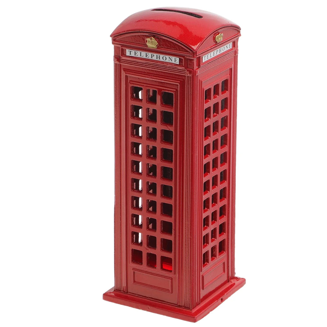 Vintage Telephone Booth Piggy Bank Palace
