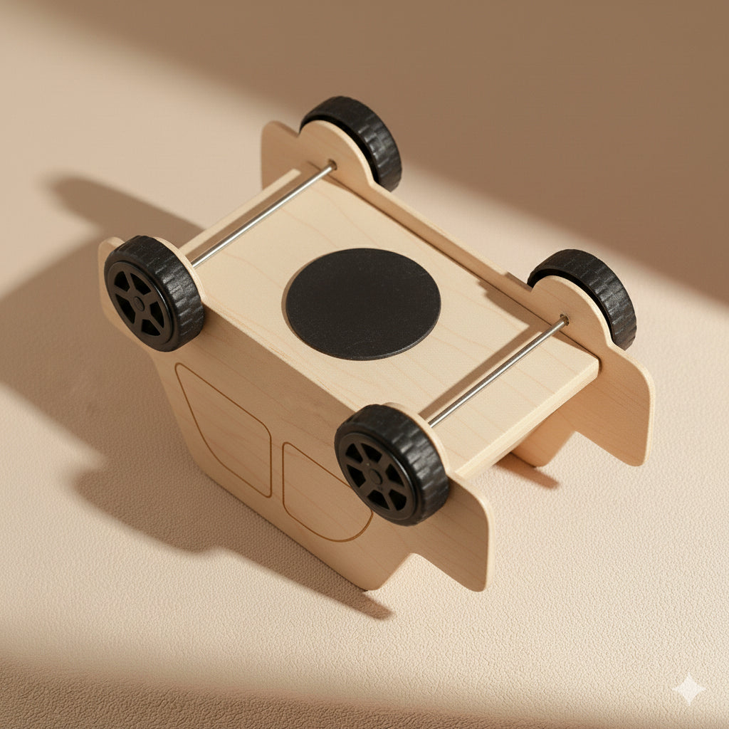 Wooden Car Piggy Bank